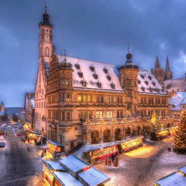 Der Reiterlesmarkt in Rothenburg ob der Tauber Weihnachten Advent Weihnachtsmarkt
