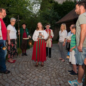 Dinkelsbühl, Dreigestirn im Alten Bauhof