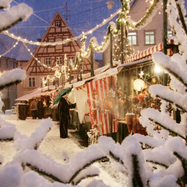 Romantischer Weihnachtsmarkt in Nördlingen